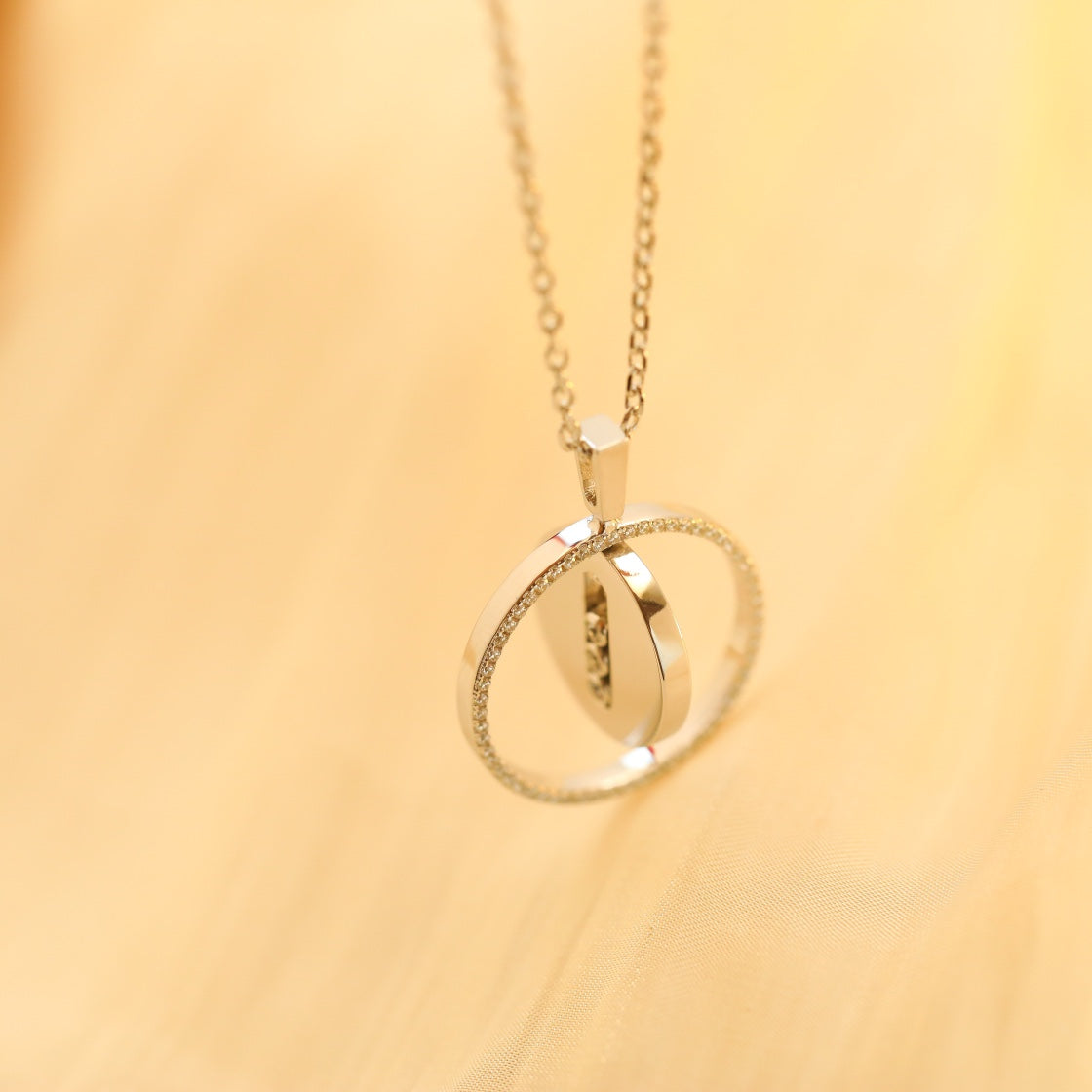 [Vintora]Demo MOVE MM SILVER DIAMOND NECKLACE