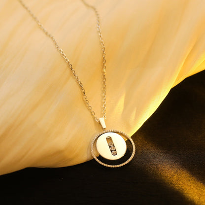 [Vintora]Demo MOVE MM SILVER DIAMOND NECKLACE