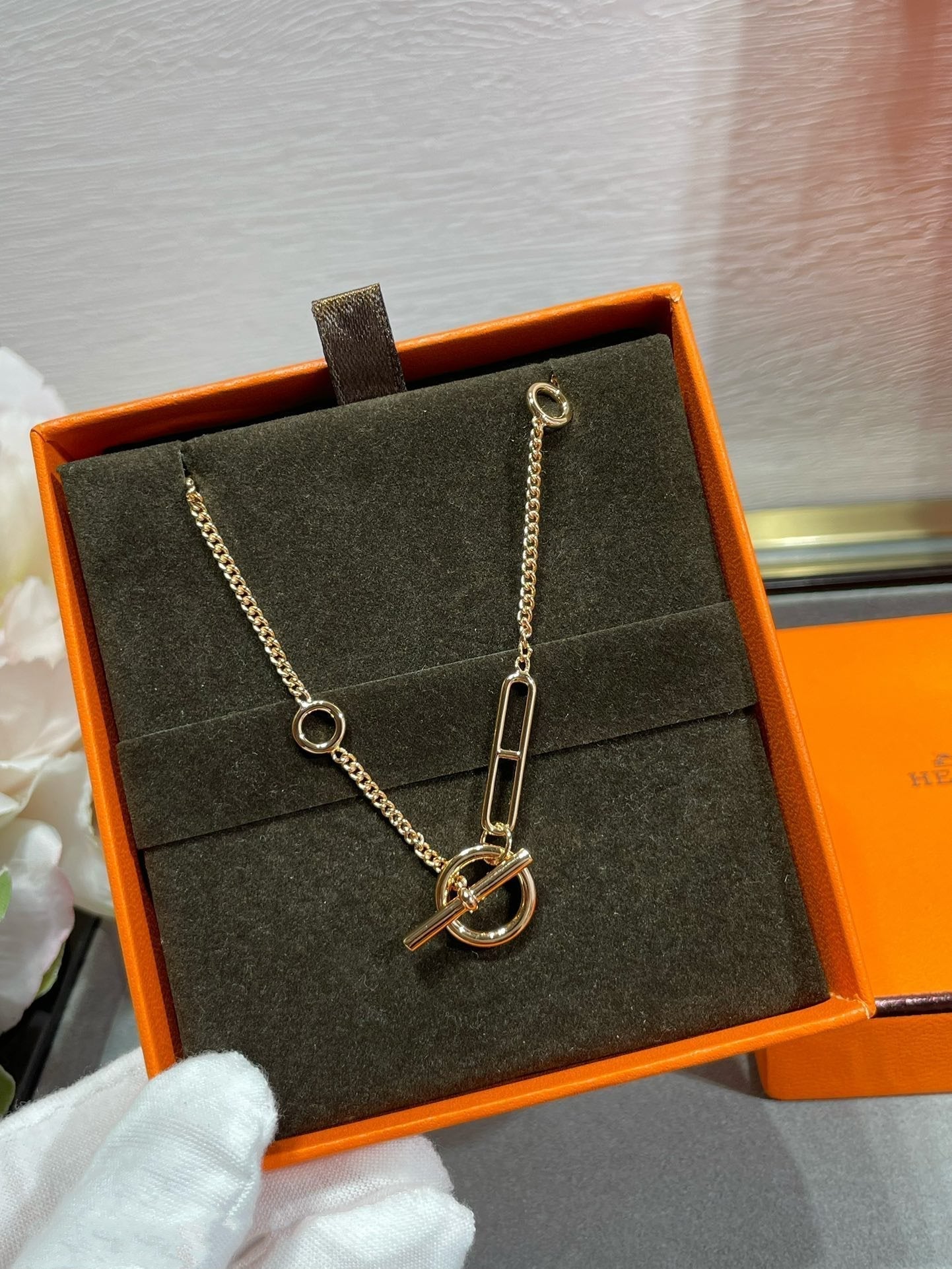 [Vintora]HM STERLING CHAINE D'ANCRE HEART