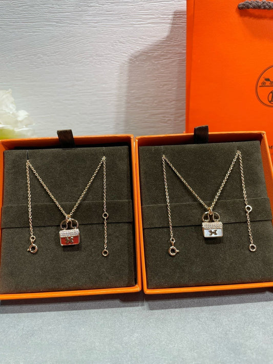 [Vintora]H CIRCE MOISSANITE PENDANT NECKLACE GOLD