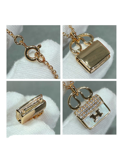 [Vintora]H CIRCE MOISSANITE PENDANT NECKLACE GOLD
