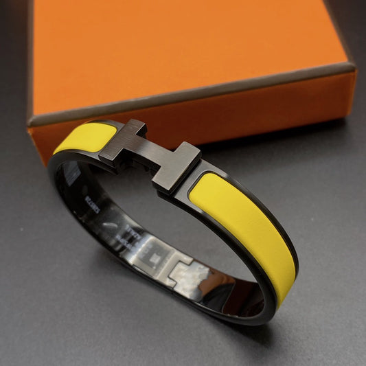 [Vintora]CLIC HM SO BLACK YELLOW BRACELET