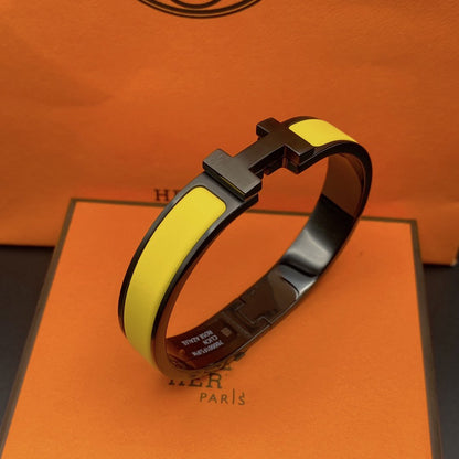 [Vintora]CLIC HM SO BLACK YELLOW BRACELET