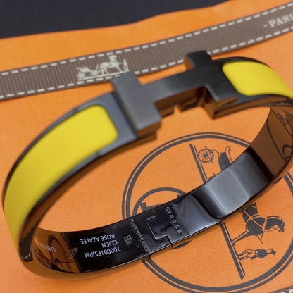[Vintora]CLIC HM SO BLACK YELLOW BRACELET