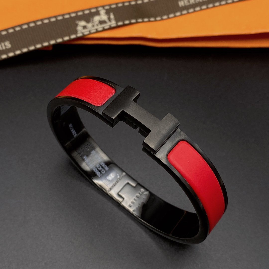 [Vintora]CLIC HM SO BLACK RED BRACELET