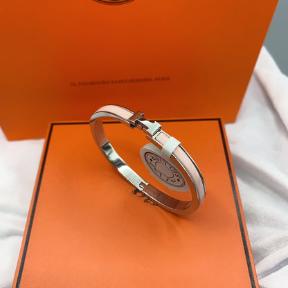 [Vintora]CLASSIC HM CLIC  PINK 8MM ENAMEL BRACELET