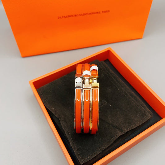 [Vintora]CLASSIC HM CLIC RED 8MM ENAMEL BRACELET