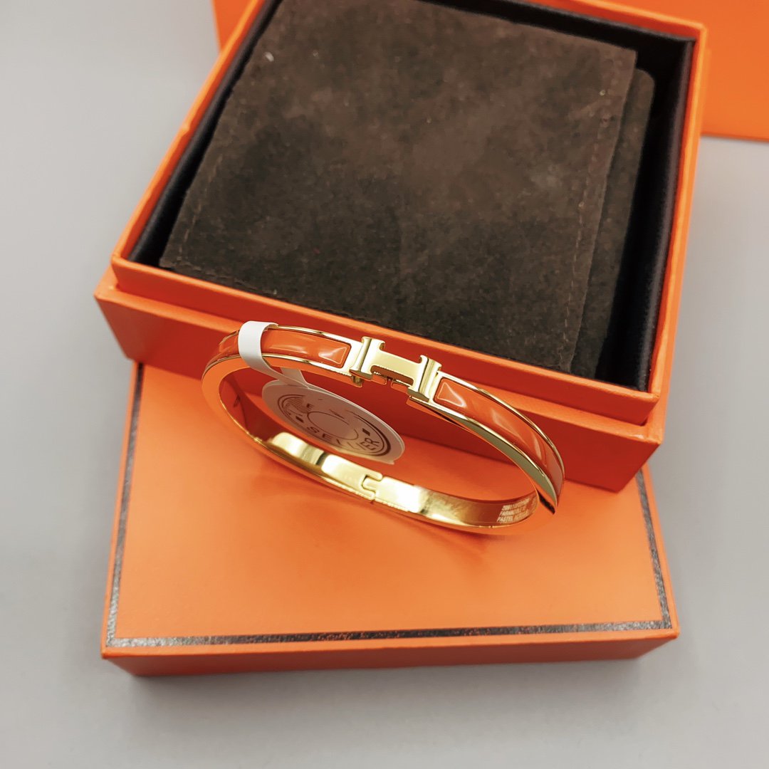 [Vintora]CLASSIC HM CLIC RED 8MM ENAMEL BRACELET
