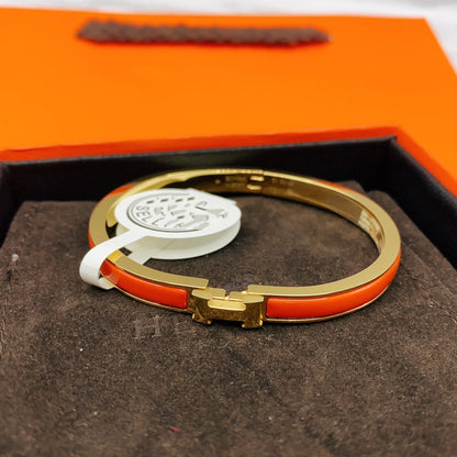 [Vintora]CLASSIC HM CLIC RED 8MM ENAMEL BRACELET