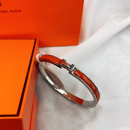 [Vintora]CLASSIC HM CLIC RED 8MM ENAMEL BRACELET