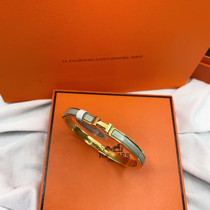 [Vintora]CLASSIC HM CLIC GREEN 8MM ENAMEL BRACELET
