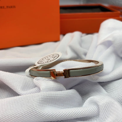 [Vintora]CLASSIC HM CLIC GREEN 8MM ENAMEL BRACELET