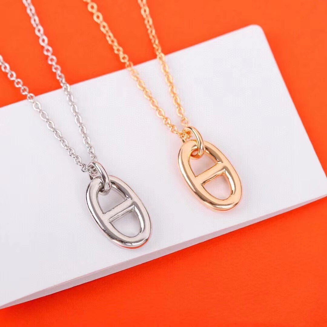 [Vintora]HM PIG NOSE NECKLACE