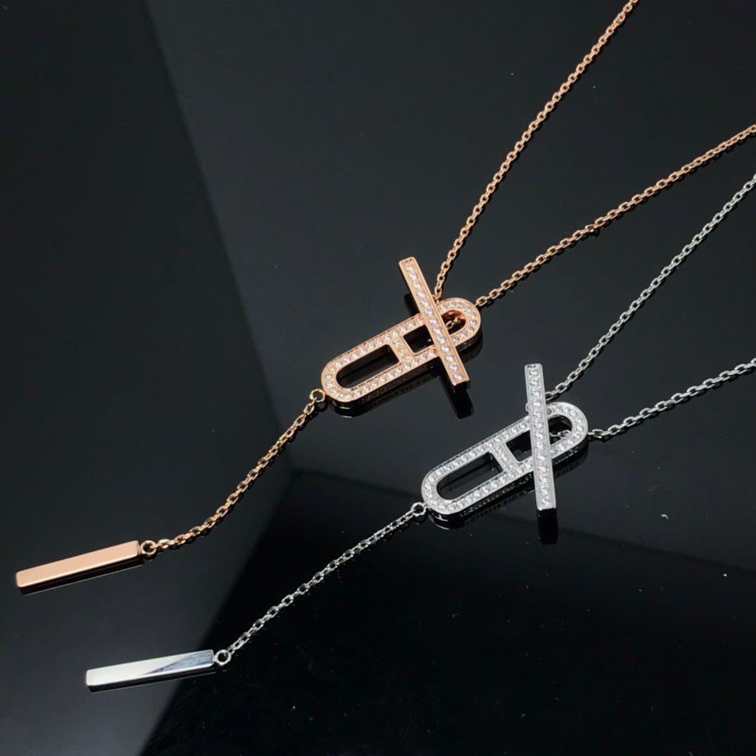 [Vintora]HM NECKLACE PLATINUM Vintora GOLD DIAMOND