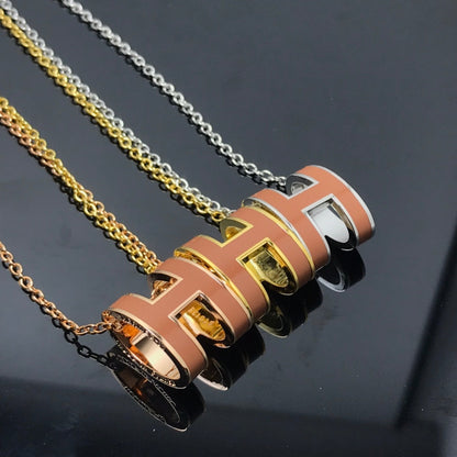[Vintora]H NECKLACE BROWN