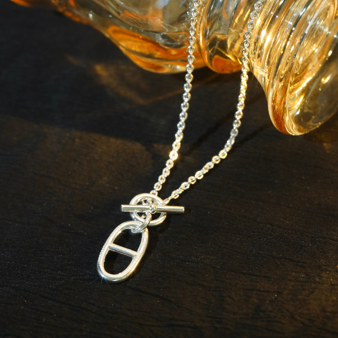 [Vintora]HM CHAINE D'ANCRE PENDANT NECKLACE STERLING SILVER