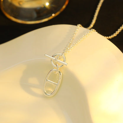[Vintora]HM CHAINE D'ANCRE PENDANT NECKLACE STERLING SILVER
