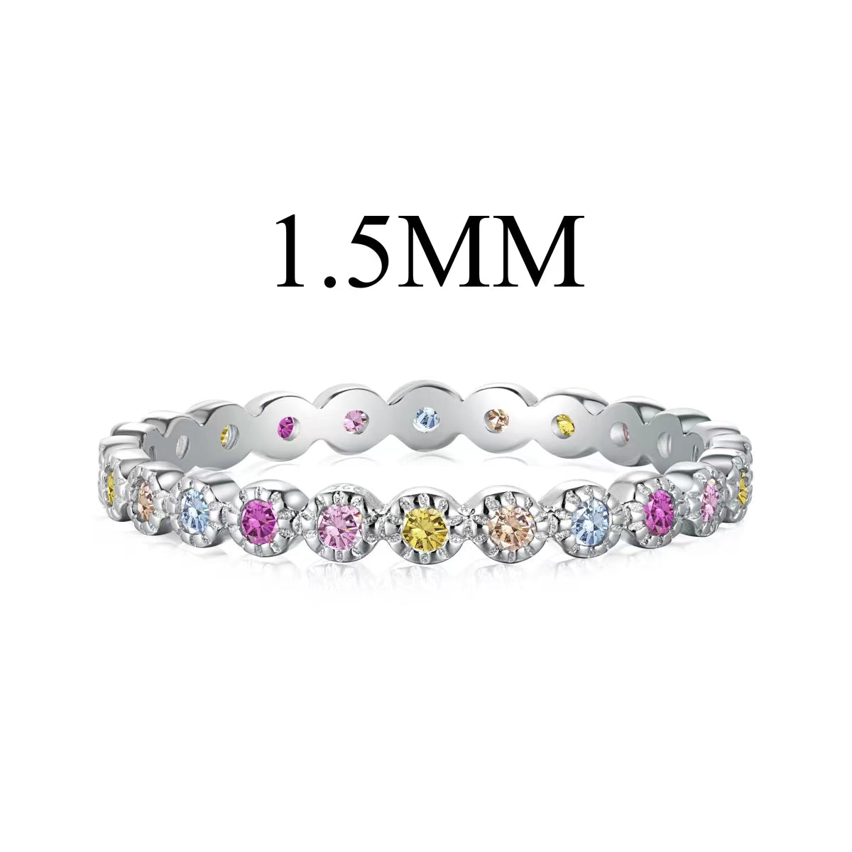 [Vintora Jewelry]Radiant Sparkling Round Cut Daily Ring