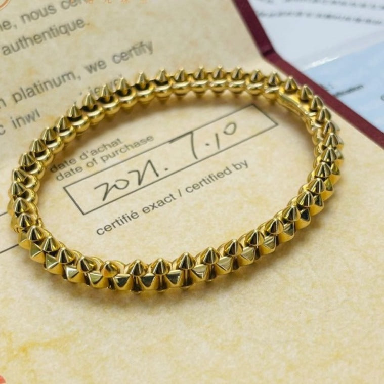 [Vintora]CLASH GOLD BRACELET