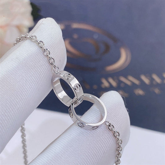 [Vintora]LOVE BRACELET DOUBLE RING