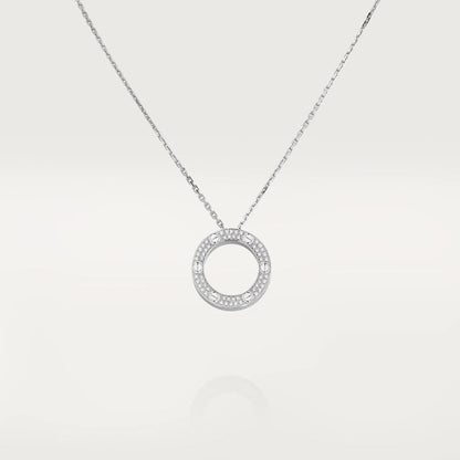 [Vintora]LOVE NECKLACE ADJUSTABLE SILVER