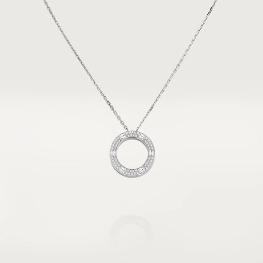 [Vintora]LOVE NECKLACE ADJUSTABLE SILVER
