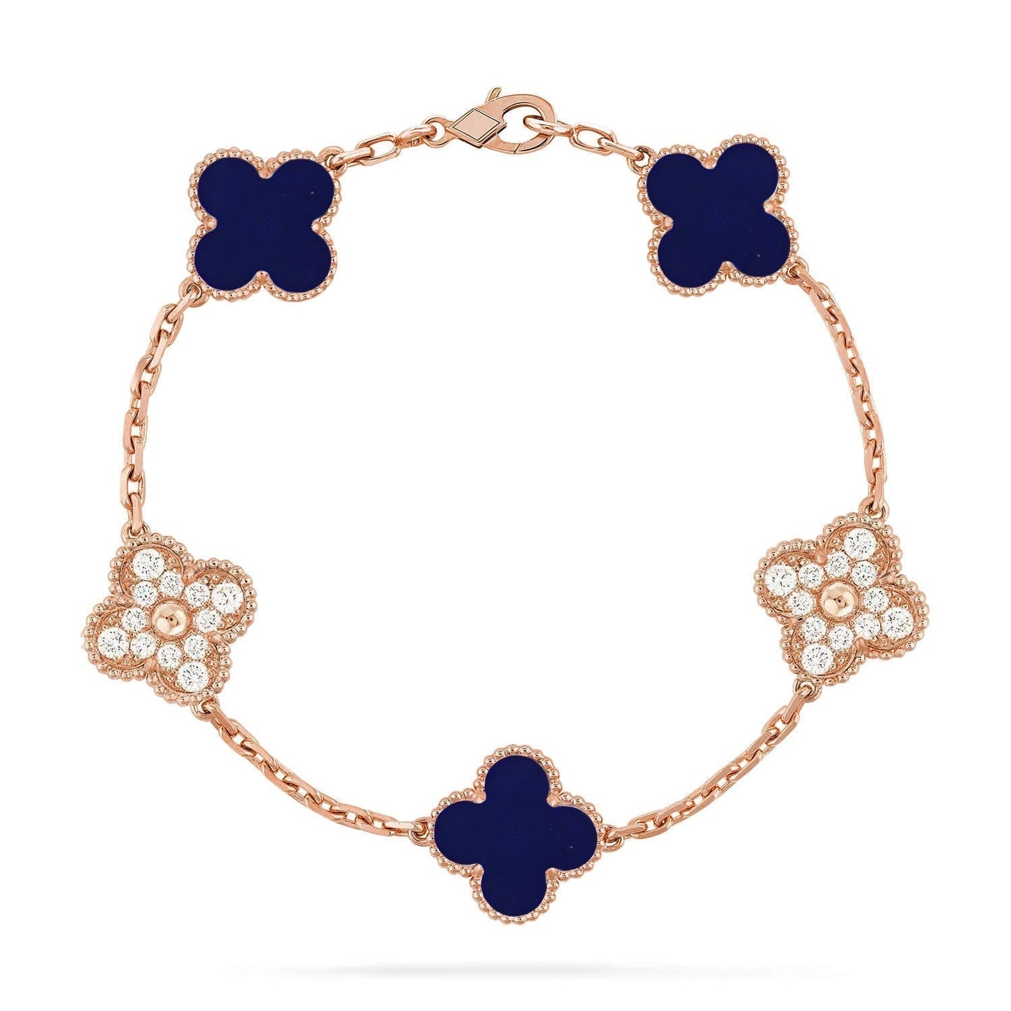 [Vintora]CLOVER 5 MOTIF LAPIS LAZULI BRACELET COLLECTION