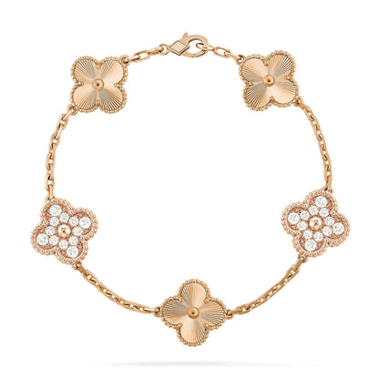 [Vintora] CLOVER 5 MOTIF LASER BRACELET COLLECTION