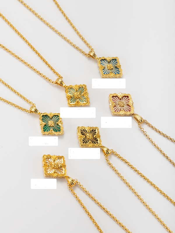 [Vintora] B.C.L SMALL SIZE  ENAMEL NECKLACE£¨Various colors)