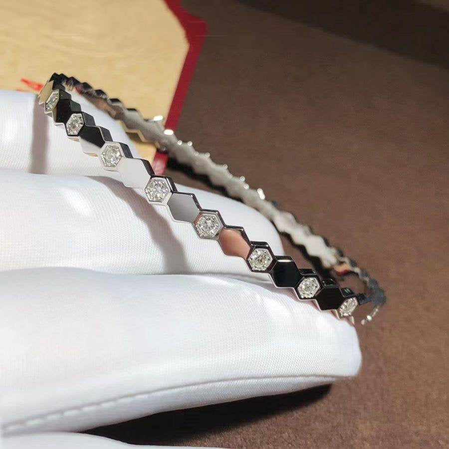 [Vintora]BEE LOVE SILVER DIAMOND BRACELET