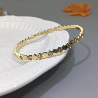 [Vintora]BEE LOVE GOLD DIAMOND BRACELET