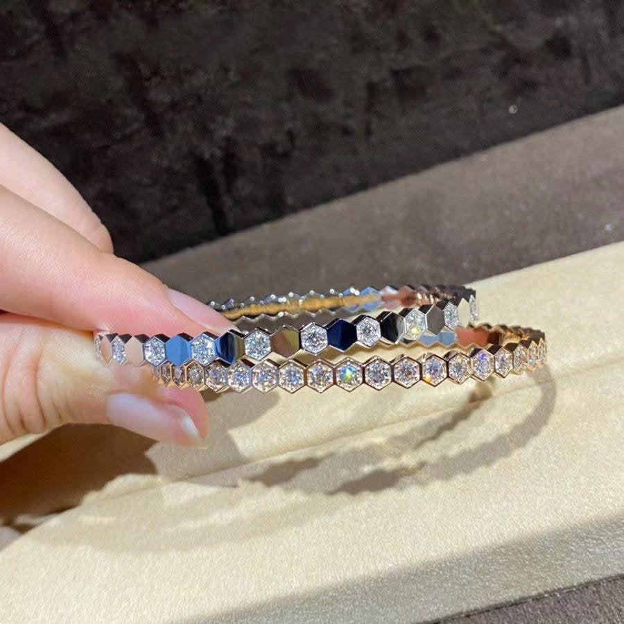 [Vintora]BEE LOVE GOLD BRACELET FULL DIAMOND