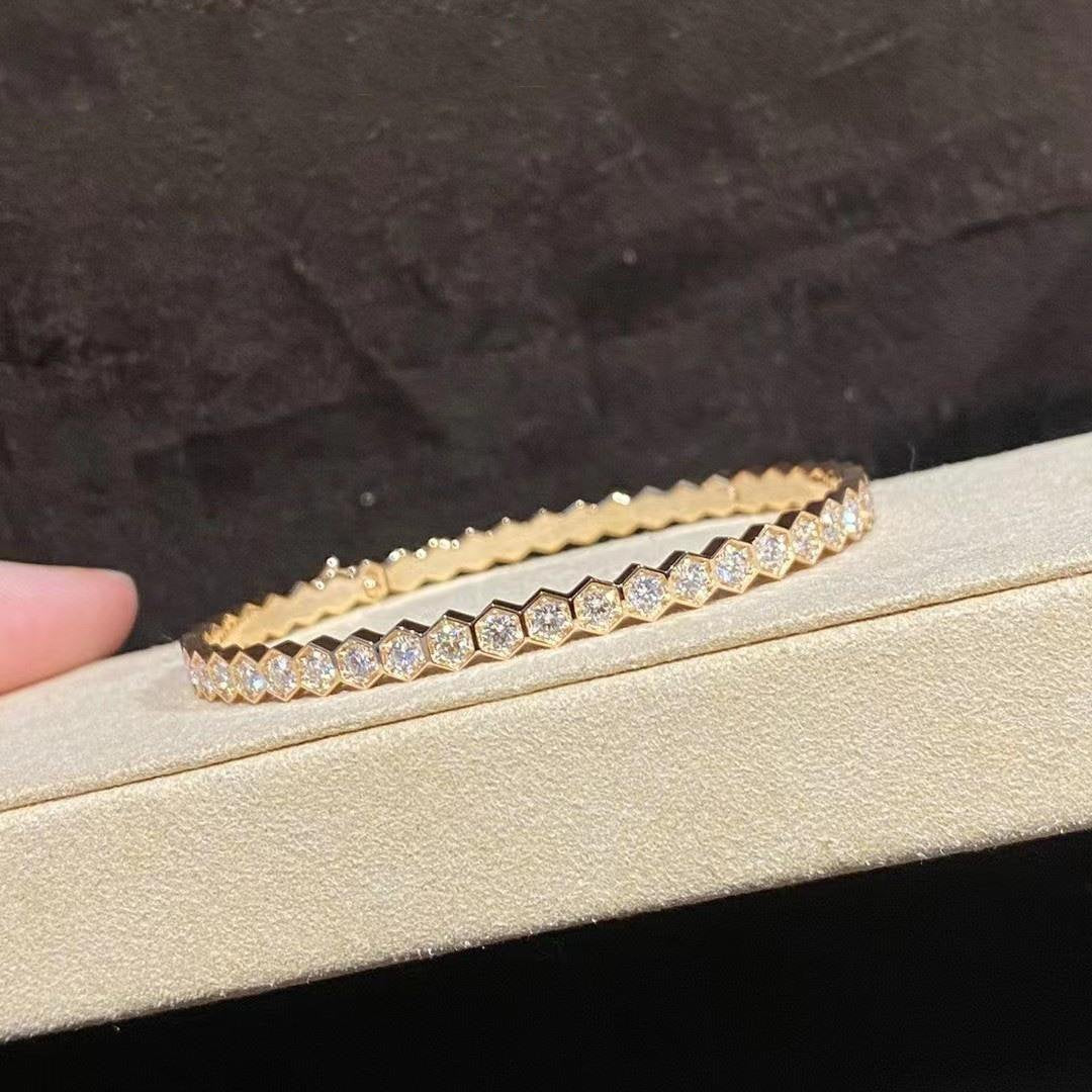 [Vintora]BEE LOVE GOLD BRACELET FULL DIAMOND