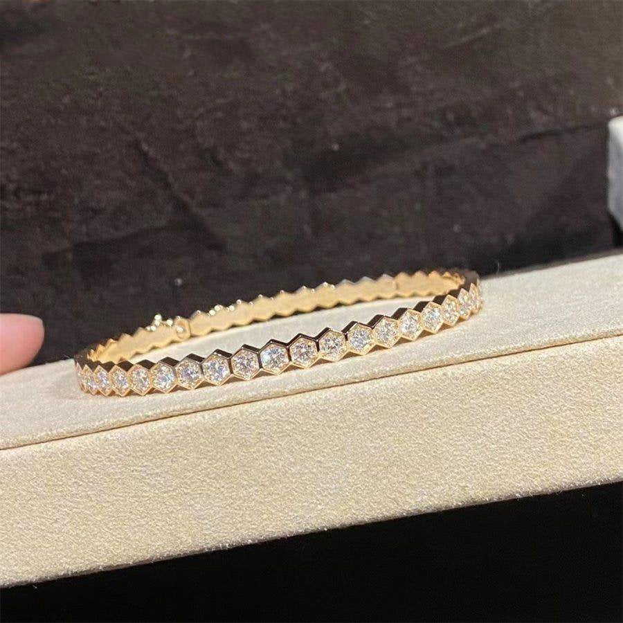 [Vintora]BEE LOVE GOLD BRACELET FULL DIAMOND