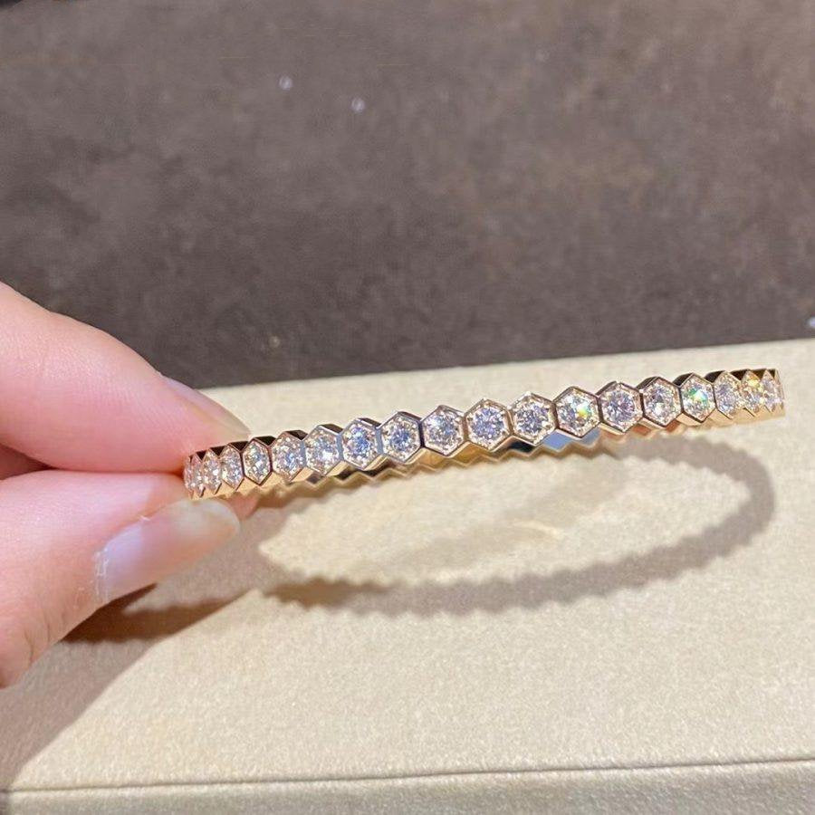 [Vintora]BEE LOVE GOLD BRACELET FULL DIAMOND