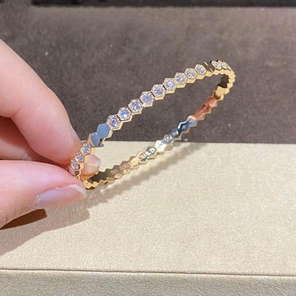 [Vintora]BEE LOVE GOLD BRACELET FULL DIAMOND