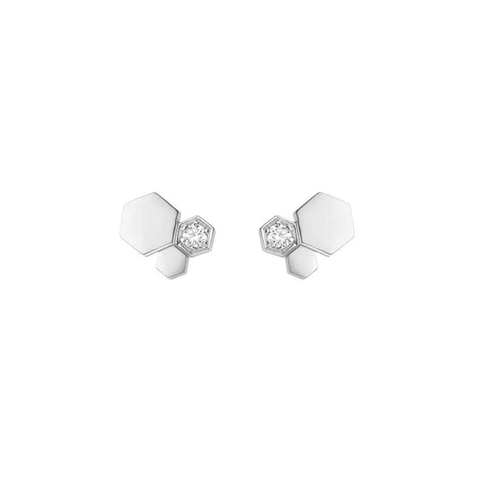 [Vintora]BEE LOVE SILVER DIAMOND EARRINGS