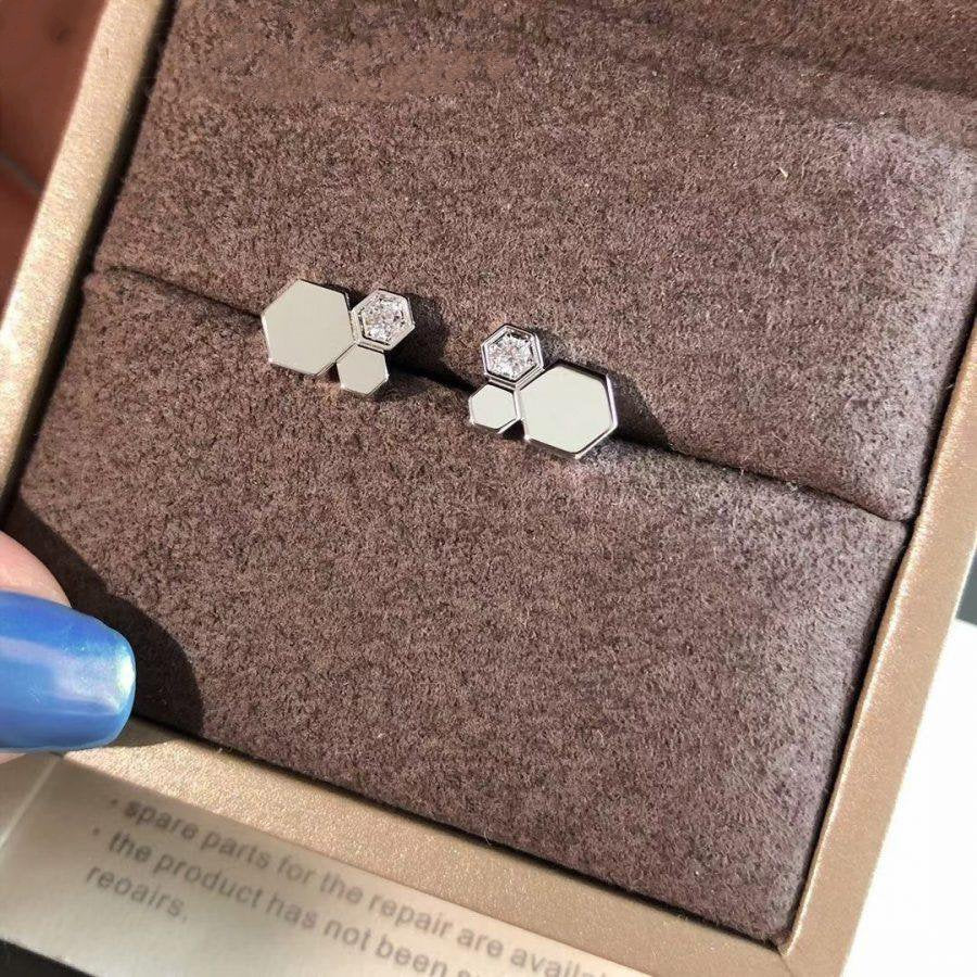 [Vintora]BEE LOVE SILVER DIAMOND EARRINGS