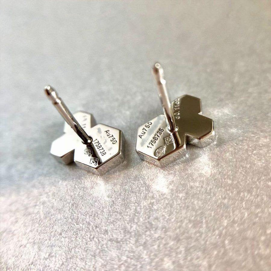 [Vintora]BEE LOVE SILVER DIAMOND EARRINGS
