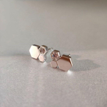[Vintora]BEE LOVE SILVER DIAMOND EARRINGS