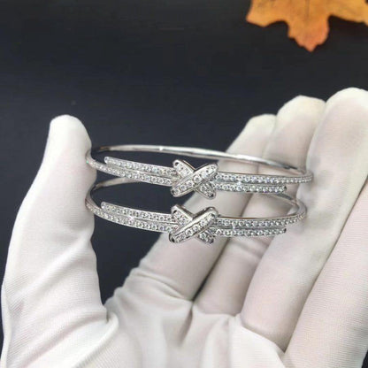 [Vintora]JEUX DE BRACELET DIAMONDS SILVER
