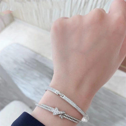 [Vintora]JEUX DE BRACELET DIAMONDS SILVER