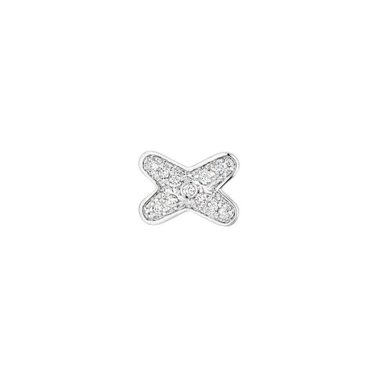 [Vintora]JEUX DE SILVER DIAMOND EARRINGS