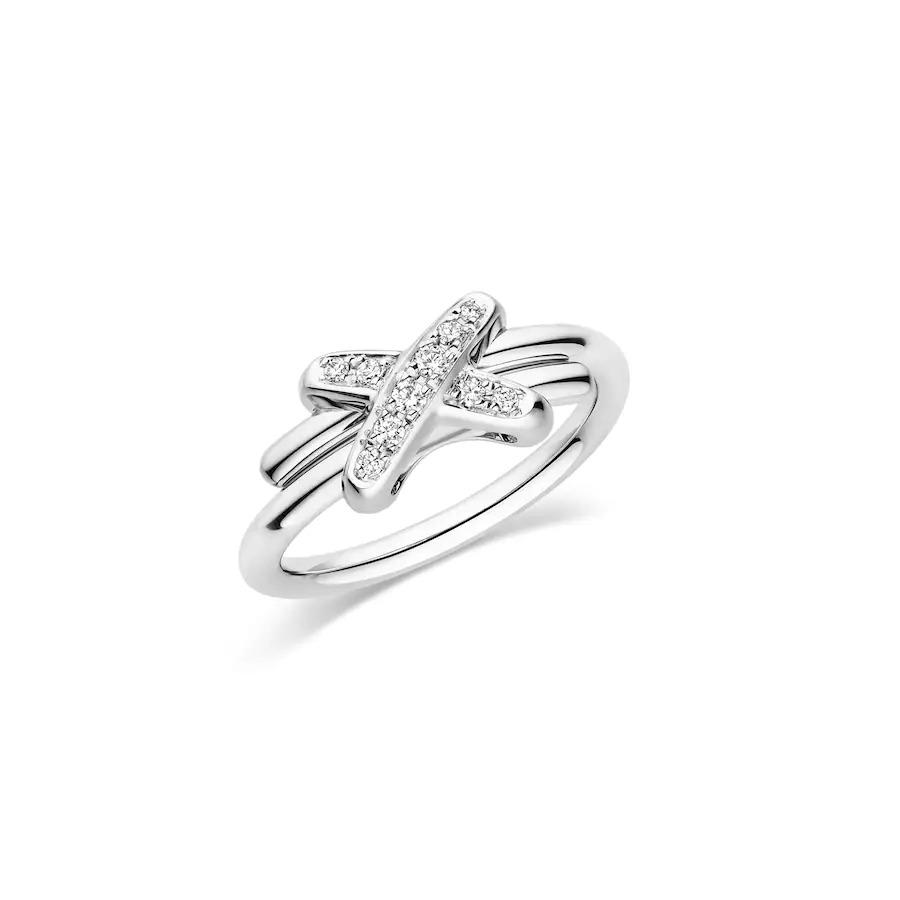 [Vintora]JEUX DE SILVER DIAMOND RING