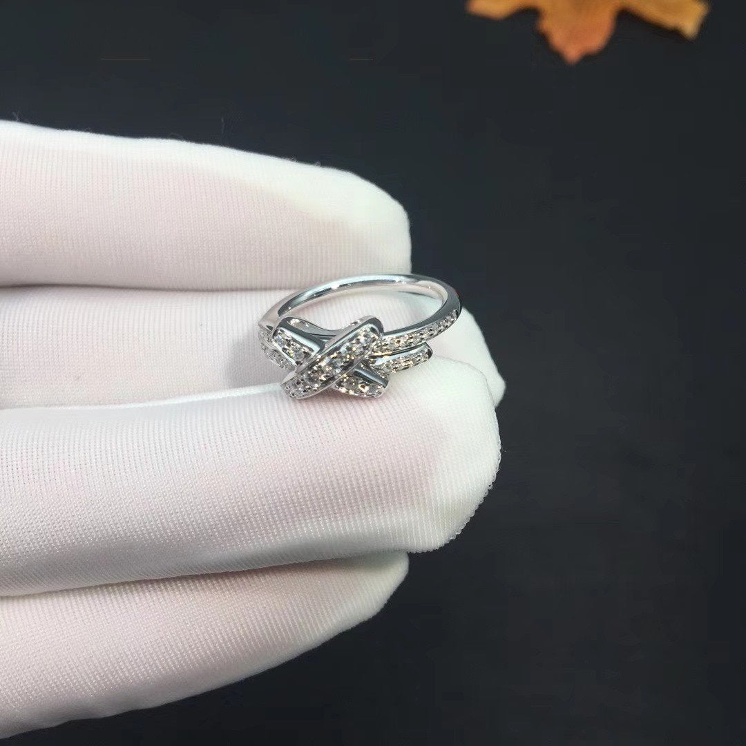[Vintora]JEUX DE SILVER DIAMOND RING