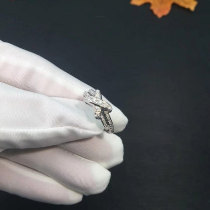 [Vintora]JEUX DE SILVER DIAMOND RING