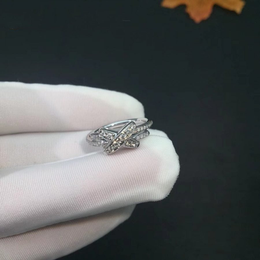 [Vintora]JEUX DE SILVER DIAMOND RING