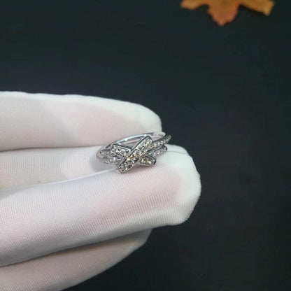 [Vintora]JEUX DE SILVER DIAMOND RING