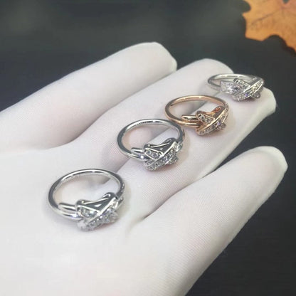 [Vintora]JEUX DE SILVER DIAMOND RING