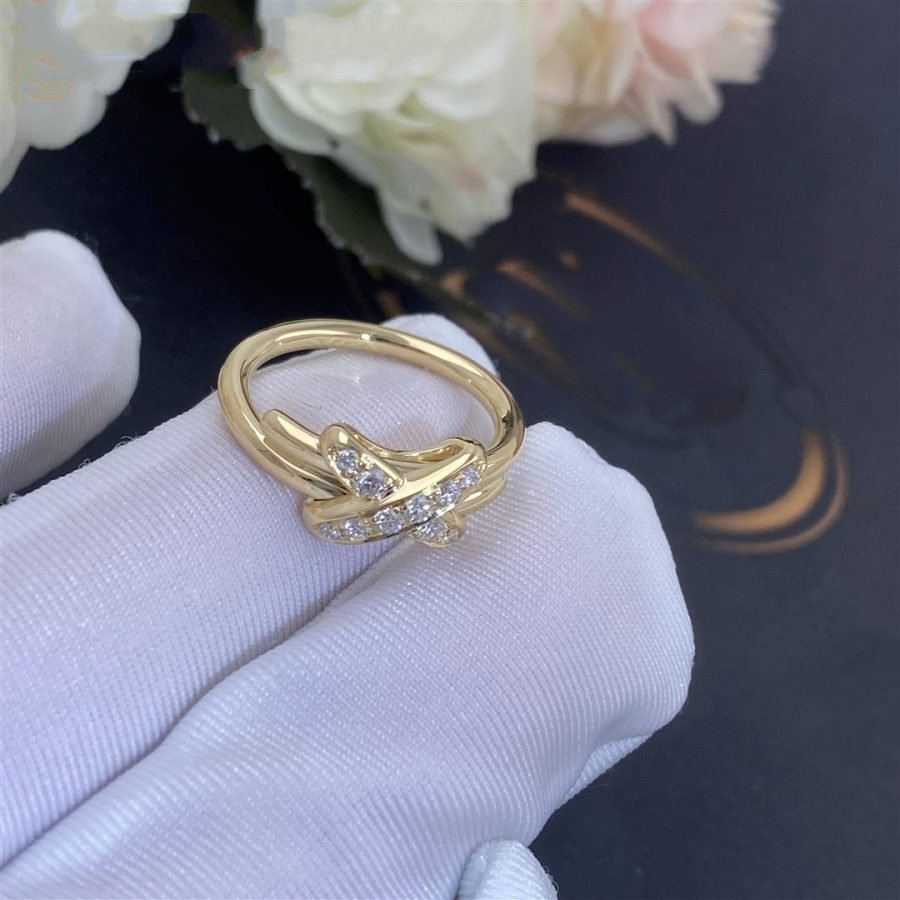 [Vintora]JEUX DE GOLD DIAMOND RING